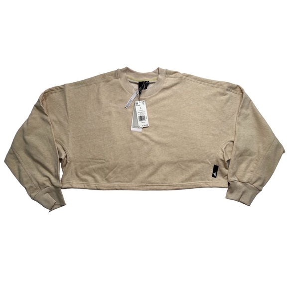 NWT Women’s adidas Sportswear Studio Lounge Summer Crew Sweatshirt - Picture 7 of 12